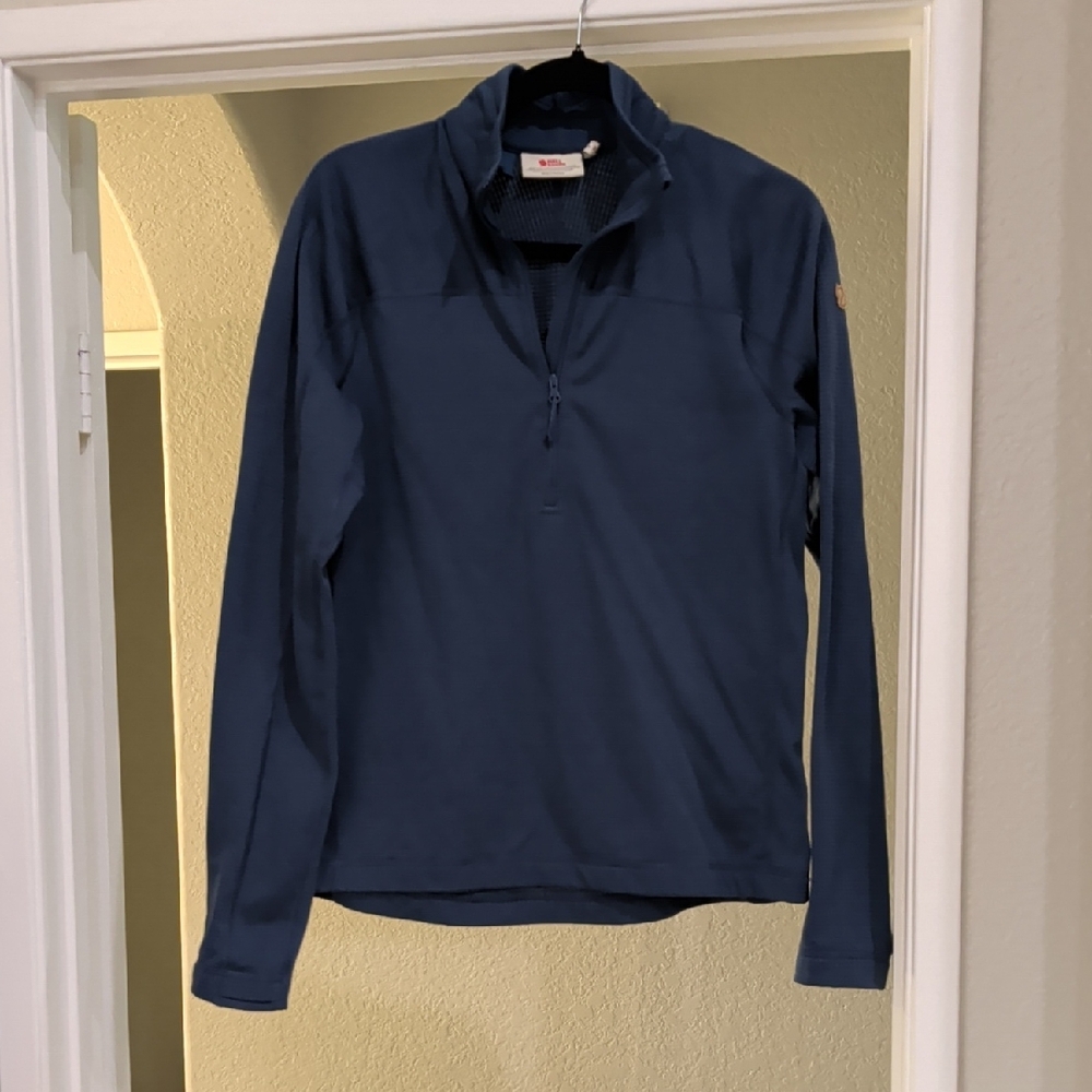 Blue Half-Zip Pullover